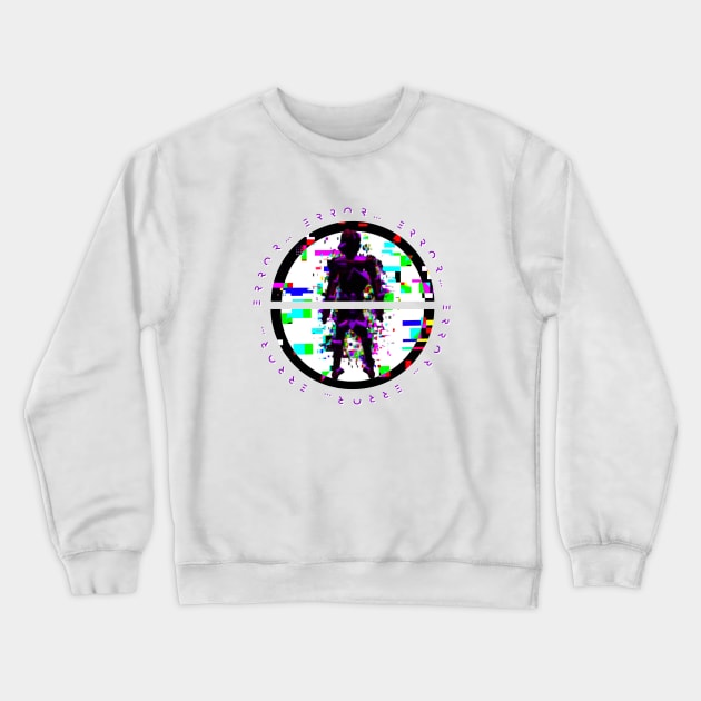 Glitch - Roblox Doors Crewneck Sweatshirt by Atomic City Art